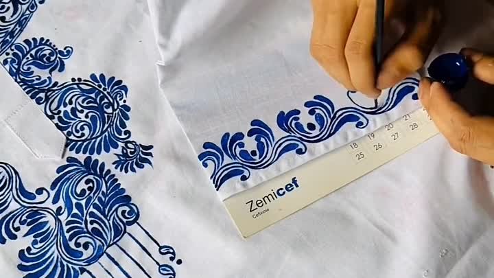 Ручная роспись ткани