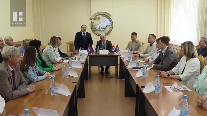 Встреча профсоюзного актива с сенатором РФ М. Белоусовым.