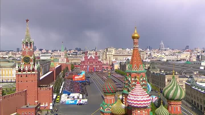 Парад Победы на Красной площади в Москве 9 мая 2024 года.