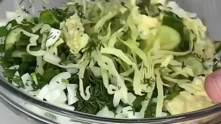 Салат из свежей капусты 