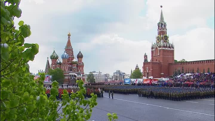 Парад Победы в Москве 9 мая 2024 года  79-ю годовщину победы в Велик ...