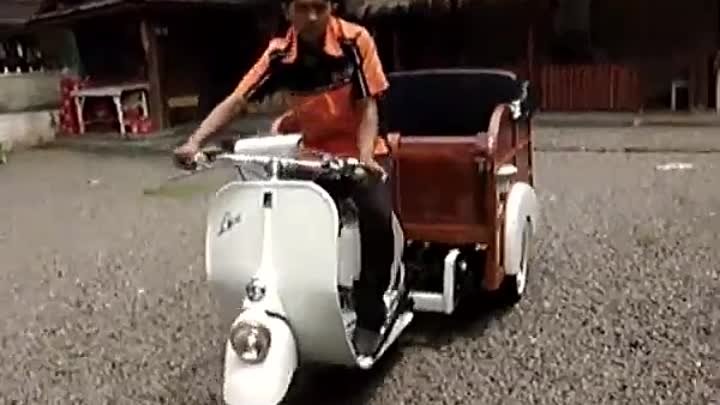 Vespa Scooter Ape Calessino