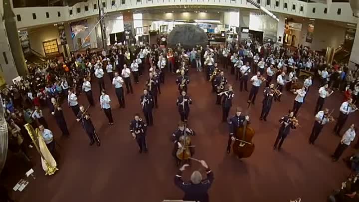 Flash Mob- The U.S. Air Force Band at the Smithsonian