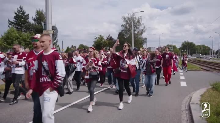 Latvia Fan Parade _ 2024 #IIHFWorlds