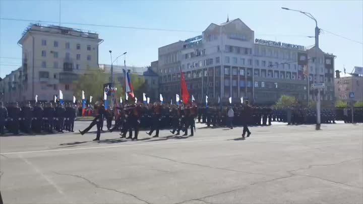 В Барнауле проходить торжественный парад, посвященный Дню Победы