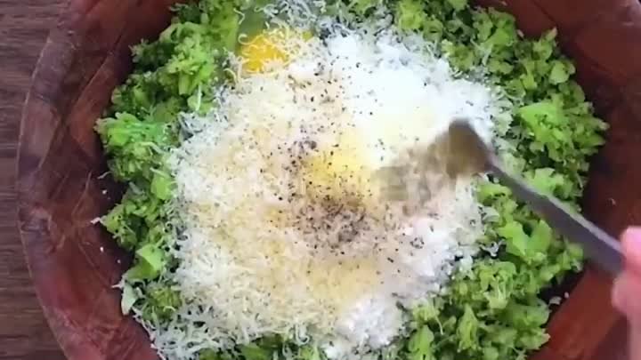Оладьи из брокколи