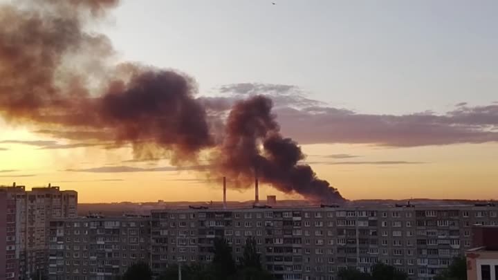 Пожар в Саранске