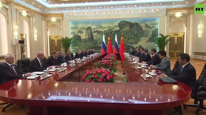 Кадры российско-китайских переговоров в Пекине. Лавров, Шойгу, Белоу ...