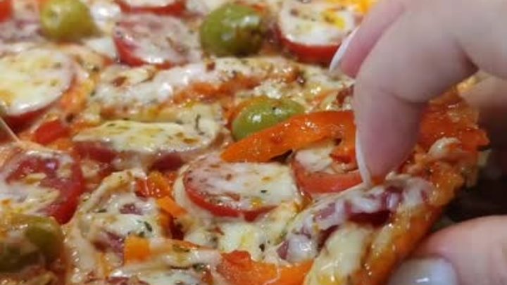 Пицца 🍕 за 10 минут.