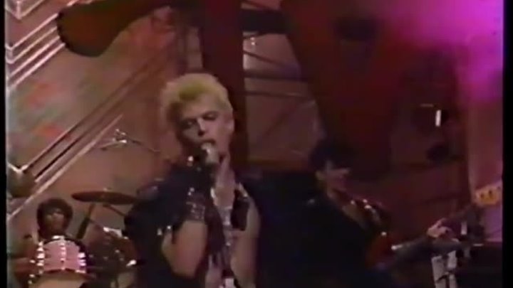 BILLY IDOL - MTV LIVE 1983 84 PART 4 - WHITE WEDDING (GREAT SOUND QU ...
