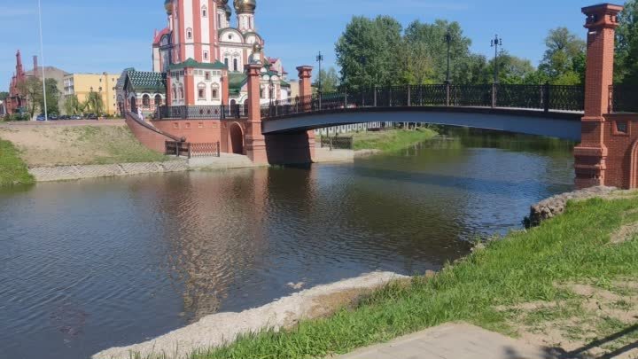 Самый красивый пешеходный мост в России.