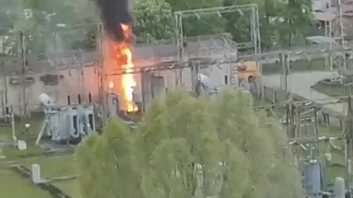 Возгорание на подстанции в микрорайоне Павлино, Балашиха, 14.05.2024г