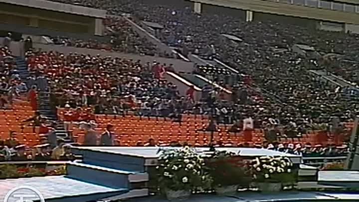 Торжественное открытие XXII Олимпийских игр в Москве. Олимпиада-80
