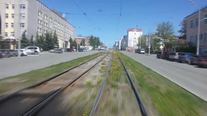 Трамвайный маршрут 1. г Ижевск. 2019 год. 
