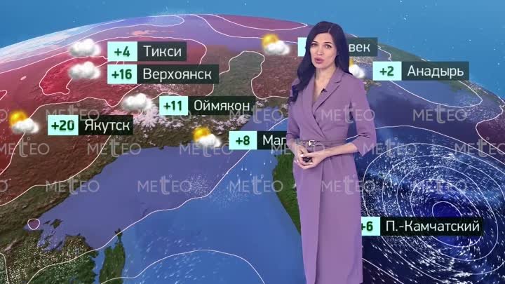 Прогноз погоды от Евгении Неронской (эфир от 22.05)