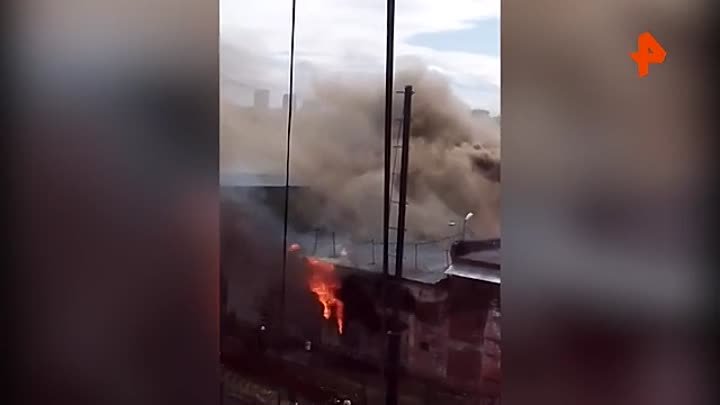 пожар произошел на территории тюремной больницы в ижевске