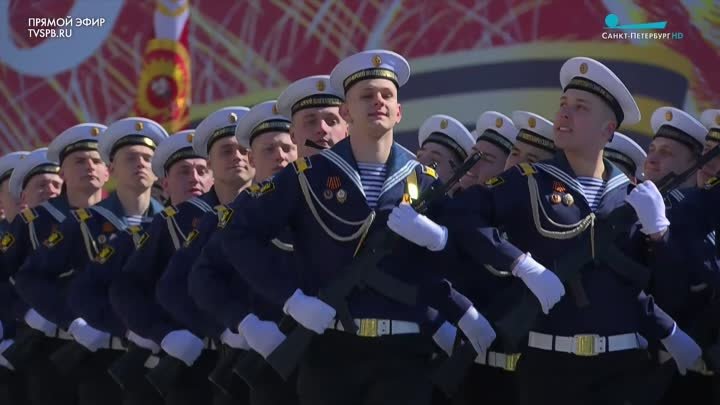 Парад Победы на Дворцовой площади, Санкт-Петербург FHD 09.05.2024 (У Евгения+)
