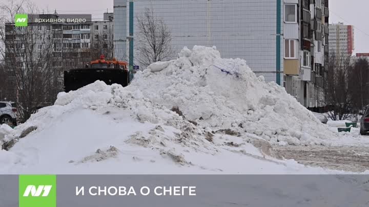 Опрос про уборку снега. Нижневартовск