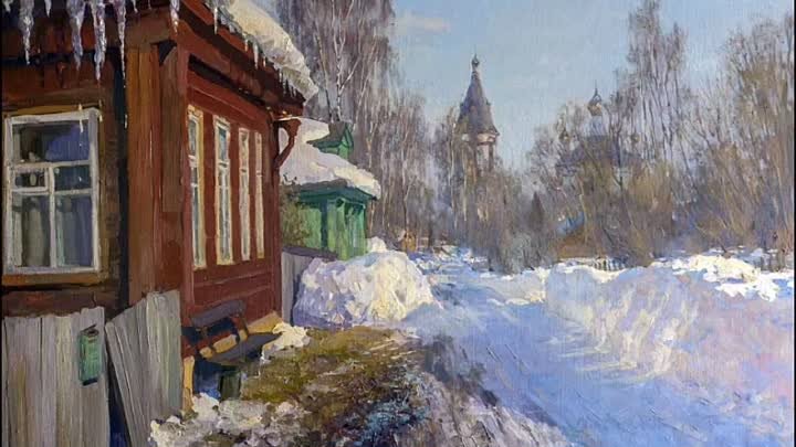 Зимние пейзажи художника Ярослава Зяблова
