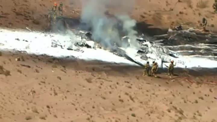 Военный самолет разбился возле аэропорта Альбукерке в США