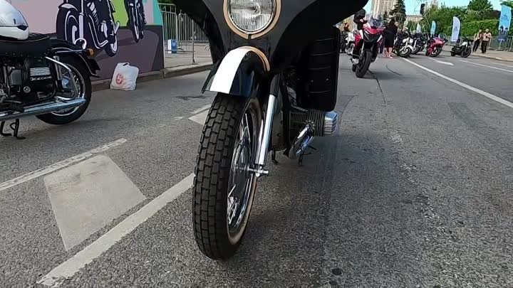 Три крутейших мотоцикла Днепр Эскорт на открытии Мотосезона в Москве 