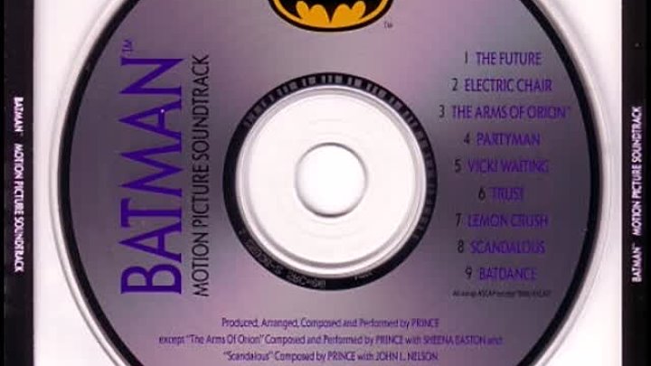 Prince Album Batman 1989
