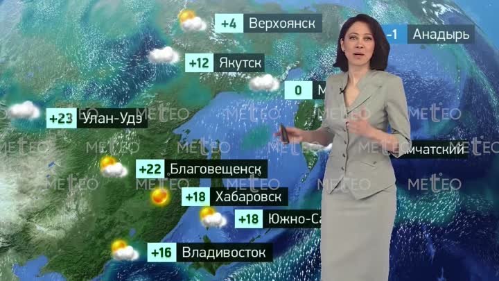 Прогноз погоды от Ирины Поляковой (эфир от 15.05)