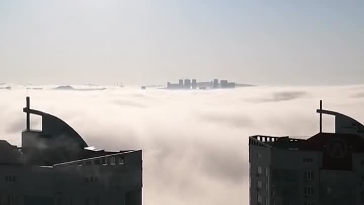 Туман накрыл Владивосток