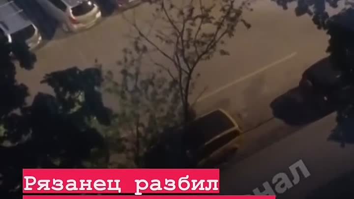 🪓 На улице Новаторов в Рязани мужчина разбил автомобиль топором.