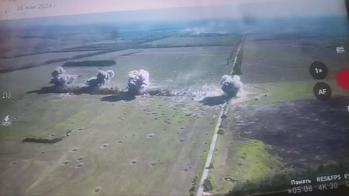 уничтожение ФАБами опорного пункта ВСУ авиацией группировки «Север»  ...