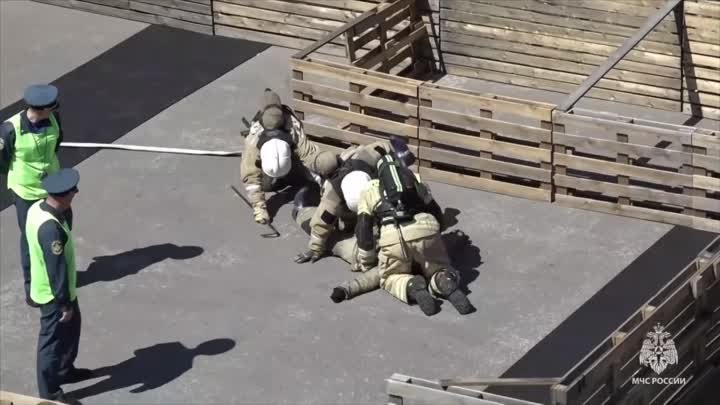 Комсомольские пожарные стали бронзовыми призёрами на соревнованиях