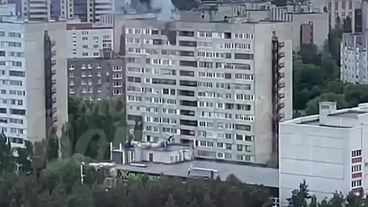 Пожар на 9 января в Воронеже