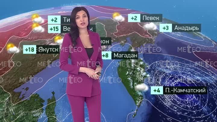 Прогноз погоды от Евгении Неронской (эфир от 21.05)