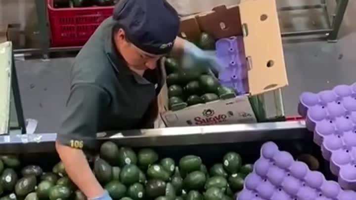 Умелая сортировка авокадо
