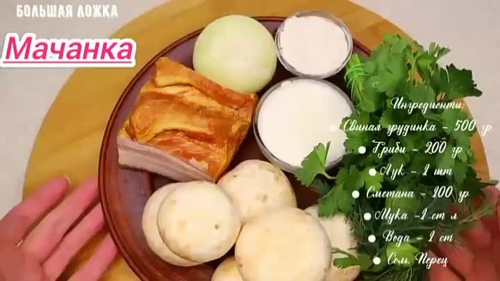 Мачанка белорусская (мясной соус с грибами).mp4