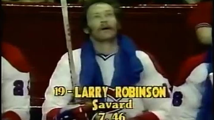 Classic Larry Robinson '78 Finals Game 5