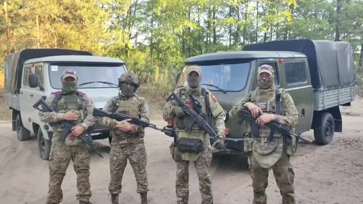 Бойцы из Красноярского края поблагодарили земляков за помощь