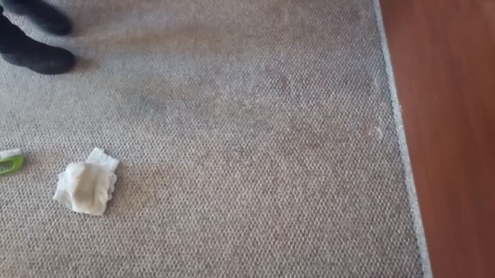 Химчистка трудно выводимых пятен на ковре