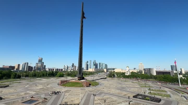 Вид с крыши Музея Победы