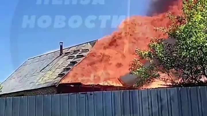 Сильный пожар произошёл в СНТ «Берёзка»🔥