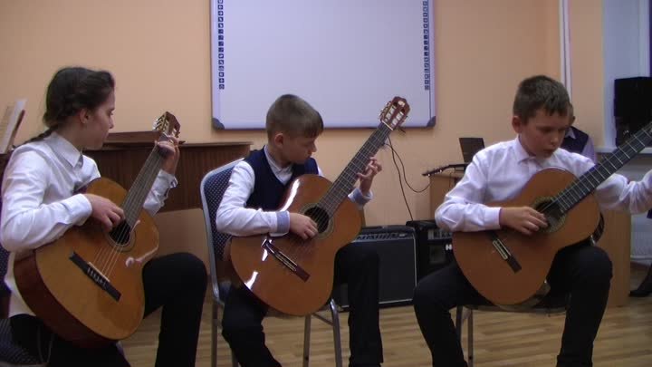 Концерт учащихся ДШИ и духового оркестра Гусевского гарнизона