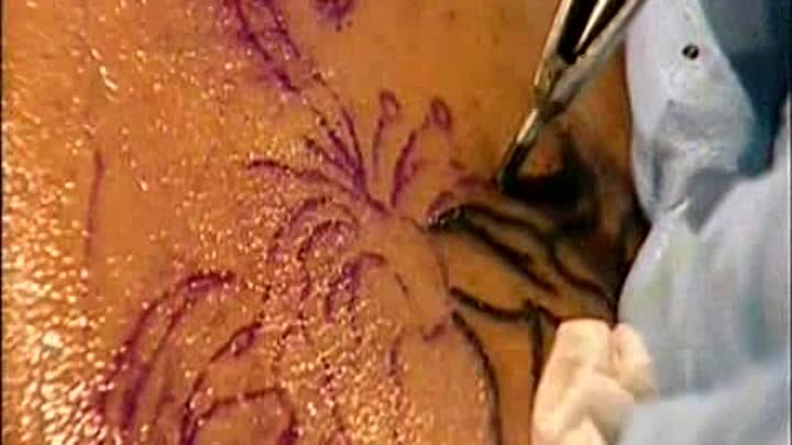 Искусство татуировки. На этом видео очень точно описана техника нане ...
