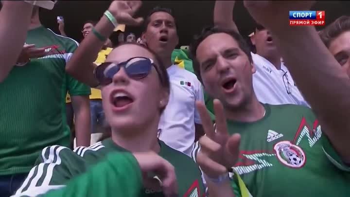 Чемпионат Мира по футболу 2014.Нидерланды-Мексика. 1тайм.