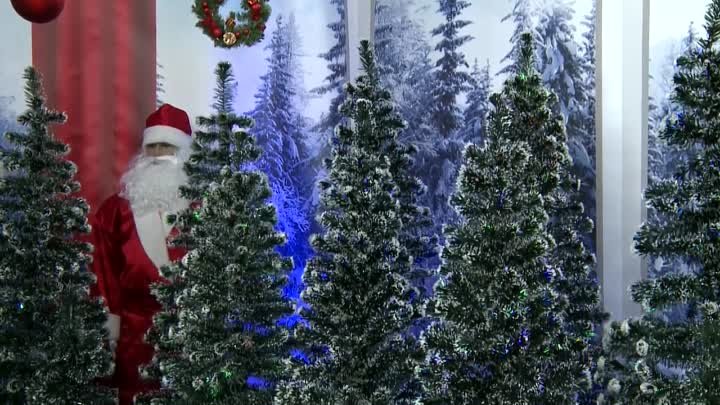 Weihnachtsbaum mit farbwechselnden Lichtfasern mit Netzadapter und S ...