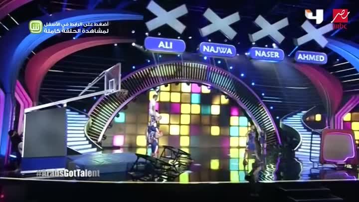 Arabs Got Talent - Crazy Dunkers- عرض النهائيات