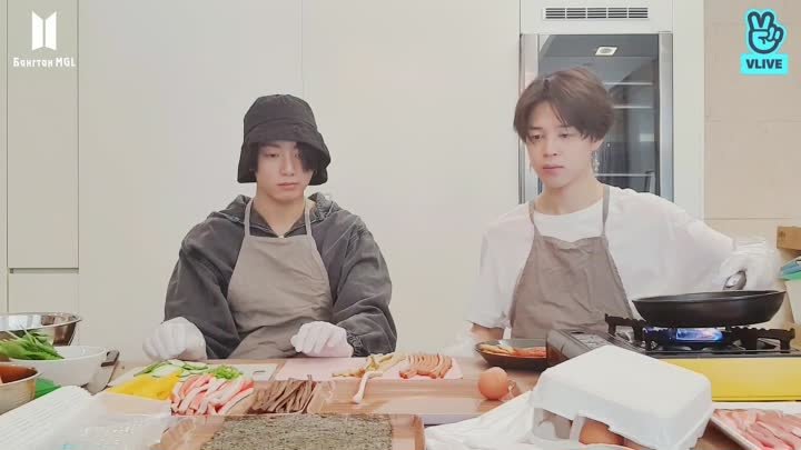 [MGL SUB] 200621 Today, we're gimbap chefs