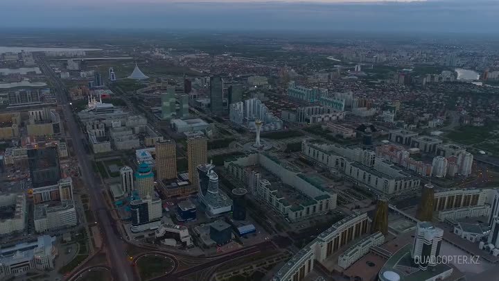 Астана с высоты птичьего полёта.