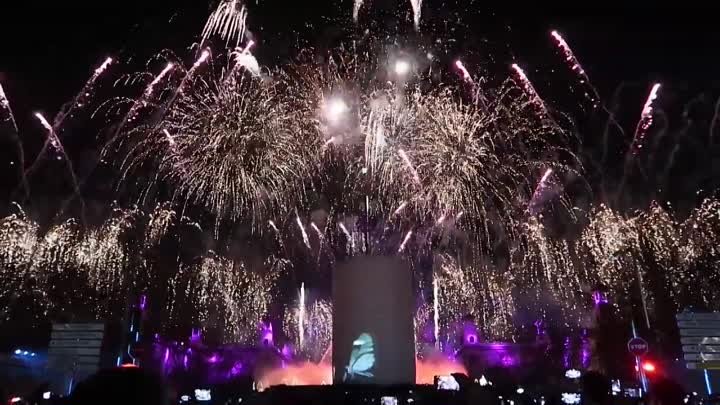 Barcelona 2020 New Year Fireworks