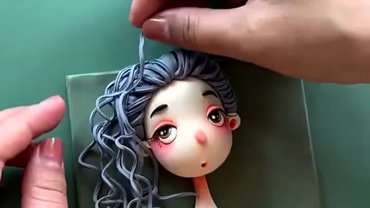Кукла из полимерной глины