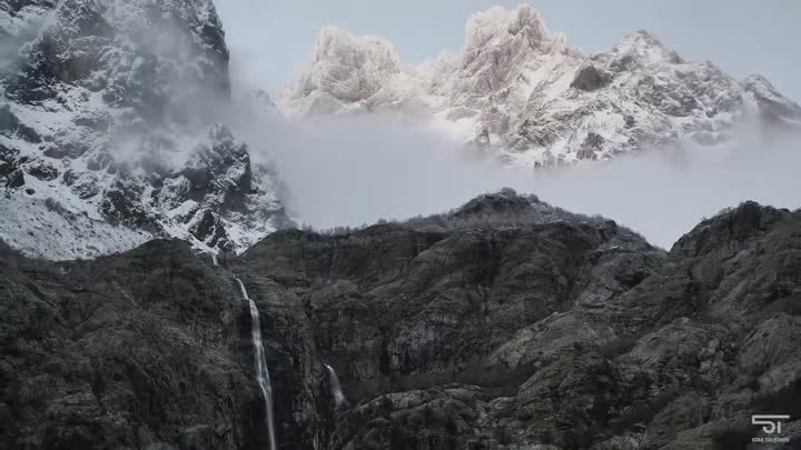 Природа Грузии, водопады и каньоны, горы Сванетии